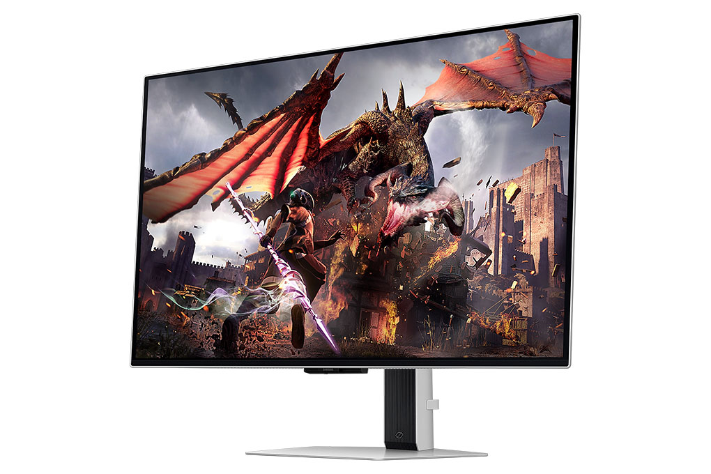 Màn hình Samsung Gaming Odyssey OLED G8 G80SD LS32DG802SEXXV 32 inch/4K/OLED/240Hz/0.03ms Màu Bạc