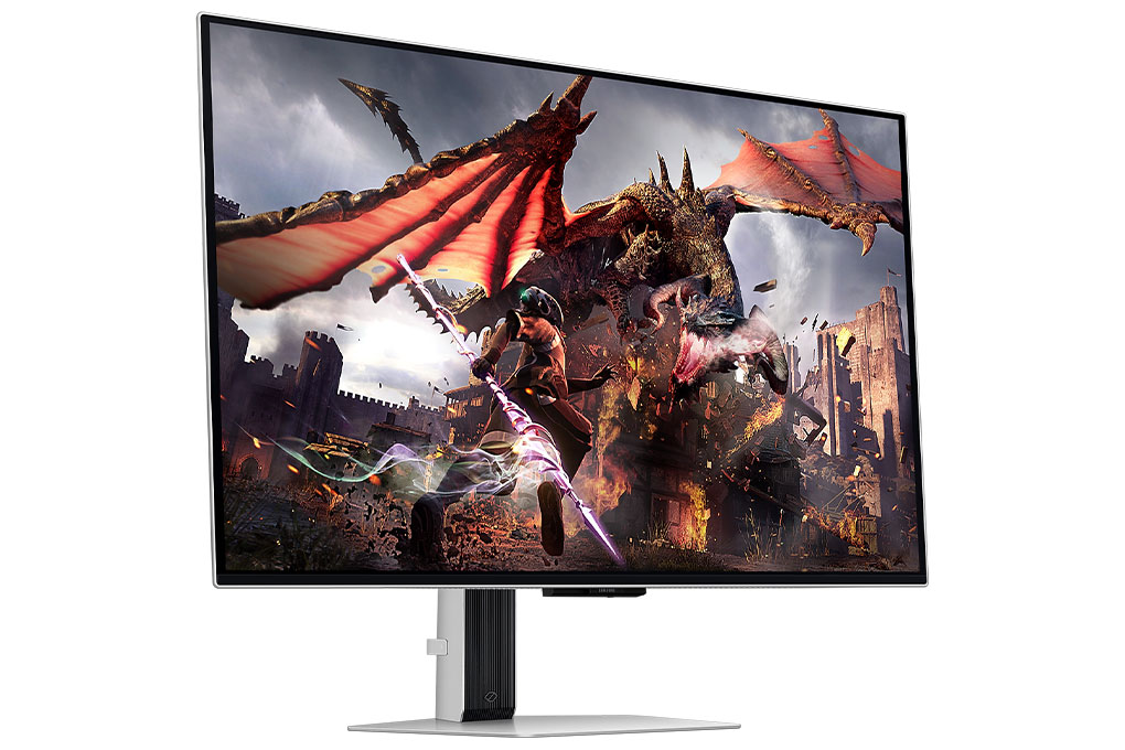 Màn hình Samsung Gaming Odyssey OLED G8 G80SD LS32DG802SEXXV 32 inch/4K/OLED/240Hz/0.03ms Màu Bạc
