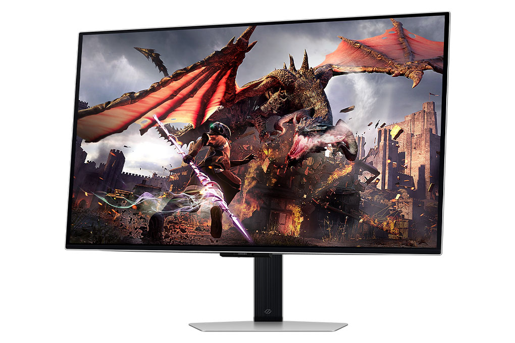 Màn hình Samsung Gaming Odyssey OLED G8 G80SD LS32DG802SEXXV 32 inch/4K/OLED/240Hz/0.03ms Màu Bạc