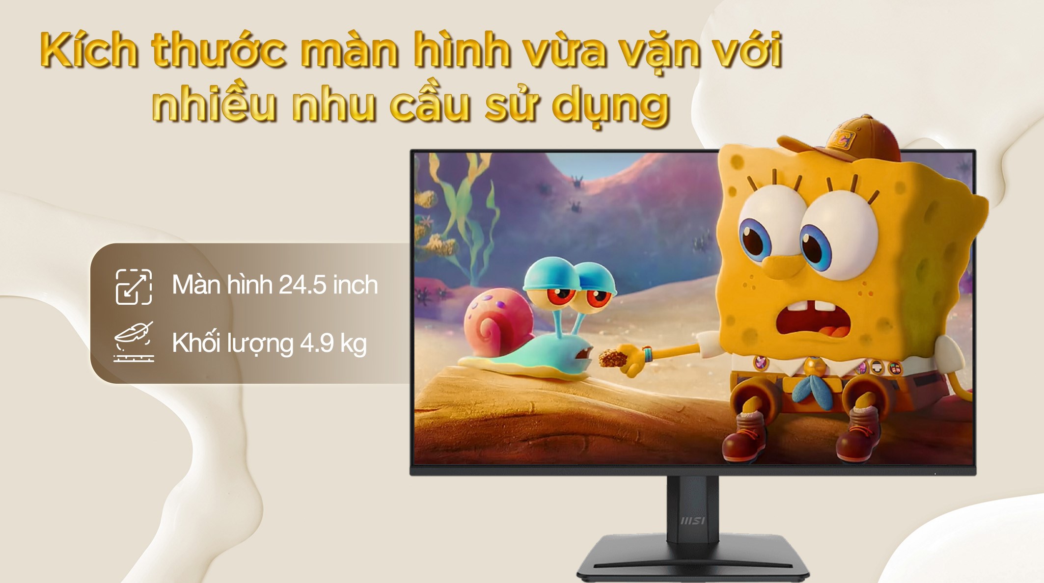 Màn hình MSI PRO MP251 E2 24.5 inch FHD/IPS/120Hz/1ms