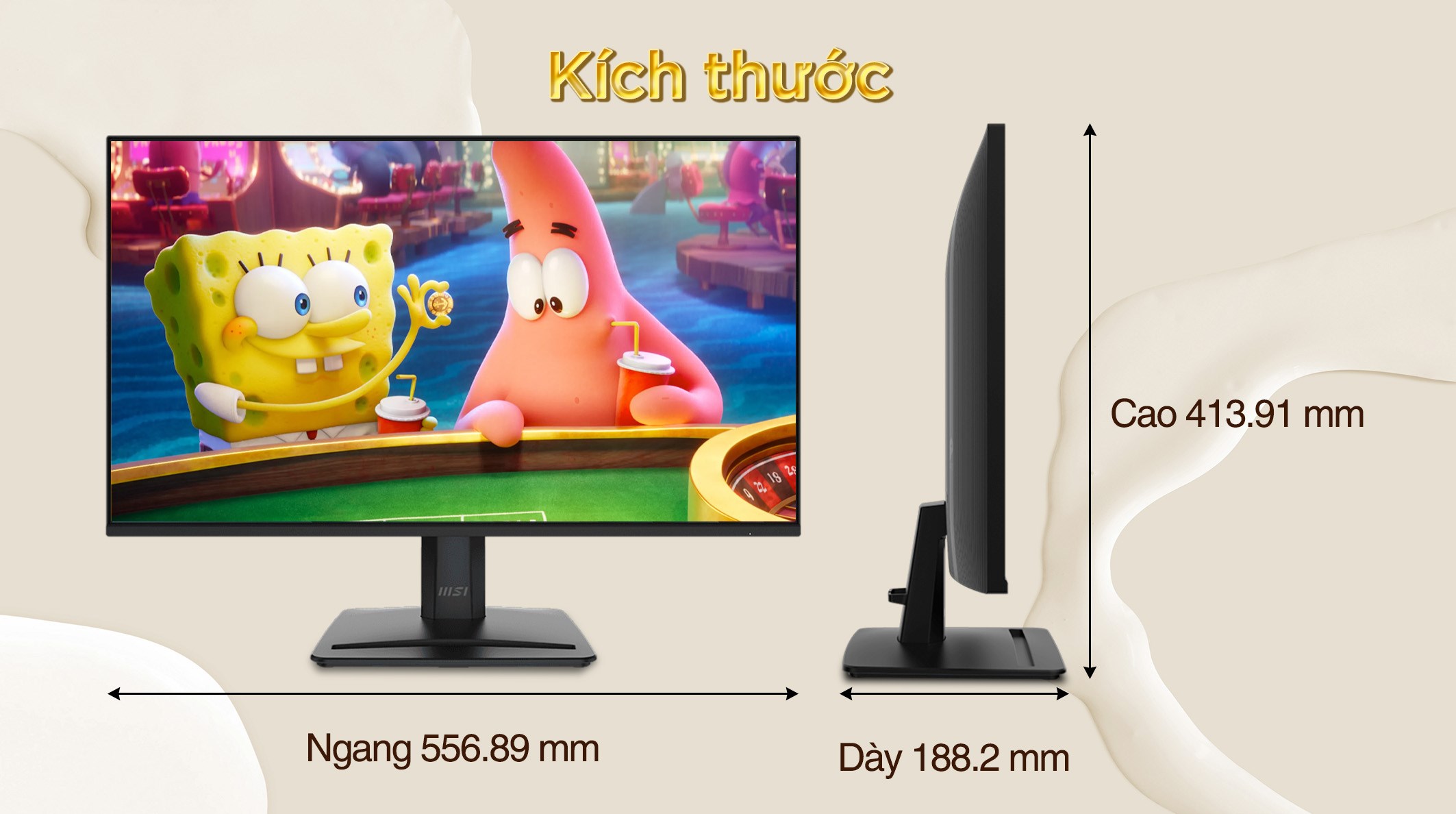 Màn hình MSI PRO MP251 E2 24.5 inch FHD/IPS/120Hz/1ms