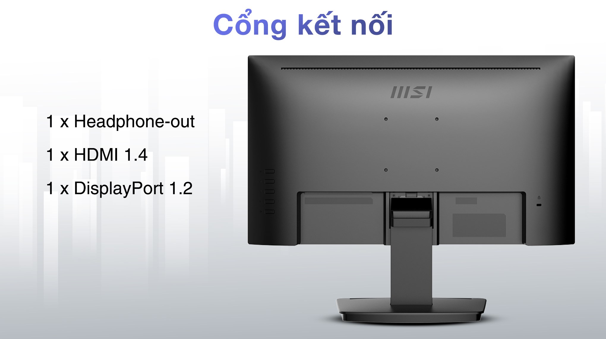 Màn hình MSI PRO MP223 E2 21.45 inch FHD/VA/100Hz/1ms