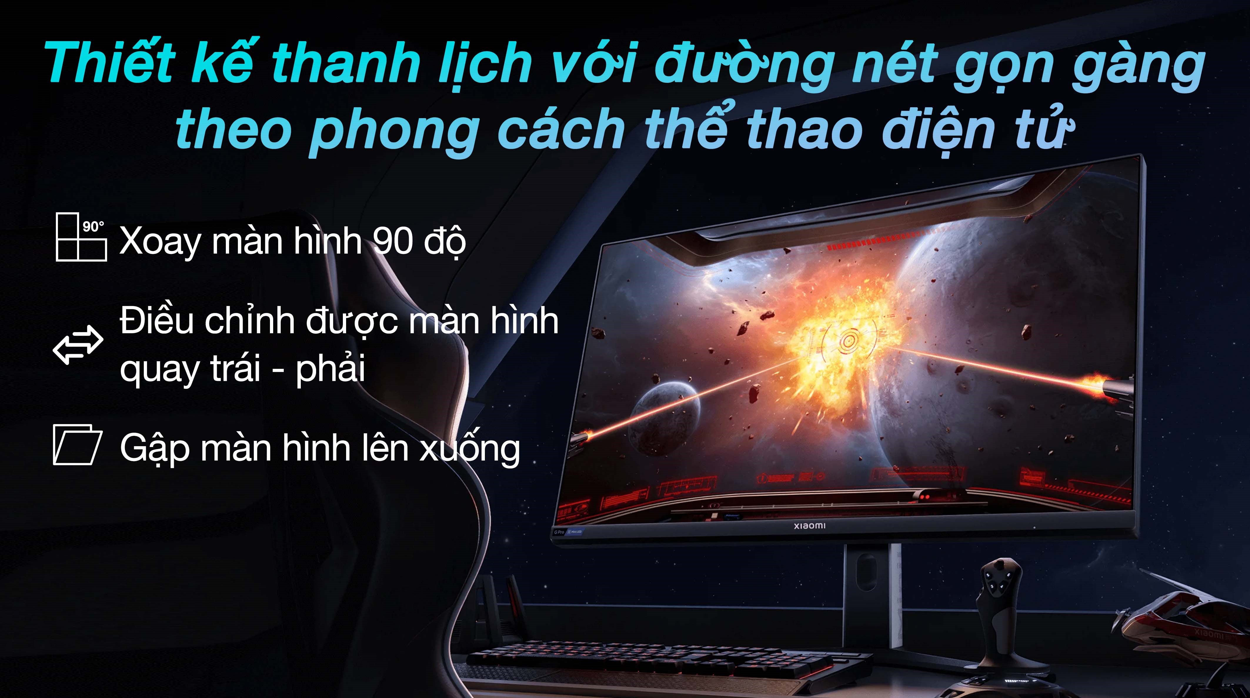 Màn hình Gaming Xiaomi G Pro 27i 27 inch 2K/IPS/180Hz/1ms