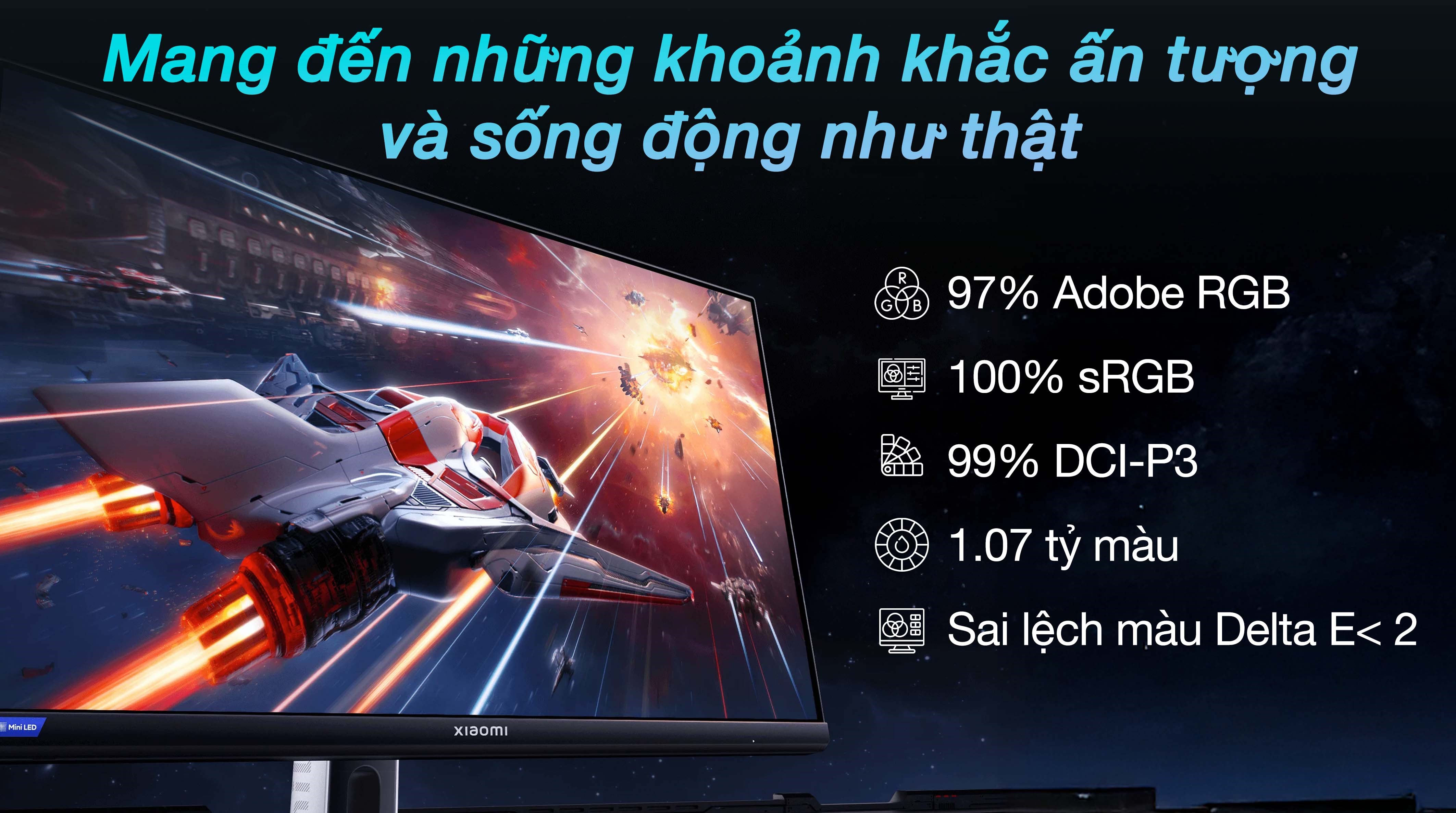Màn hình Gaming Xiaomi G Pro 27i 27 inch 2K/IPS/180Hz/1ms