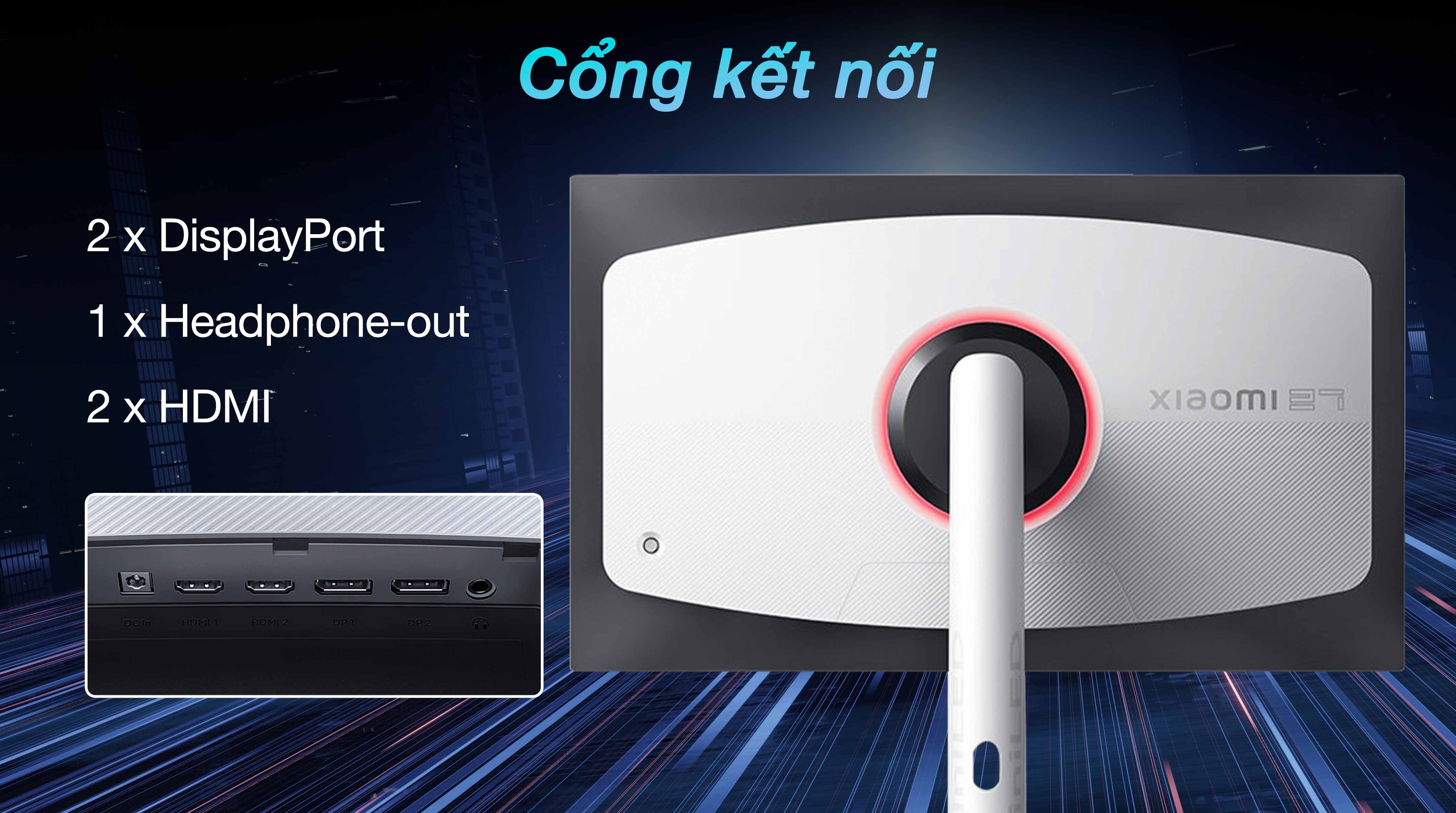 Màn hình Gaming Xiaomi G Pro 27i 27 inch 2K/IPS/180Hz/1ms