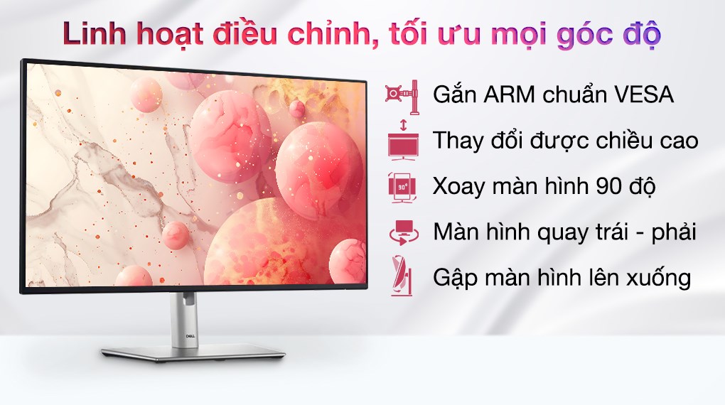 Màn hình Dell P2425H 23.8 inch FHD/IPS/100Hz/5ms