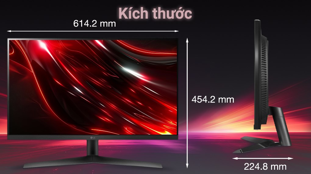 Màn hình Gaming LG UltraGear 27GS60F-B.ATV 27 inch FHD/IPS/180Hz/1ms