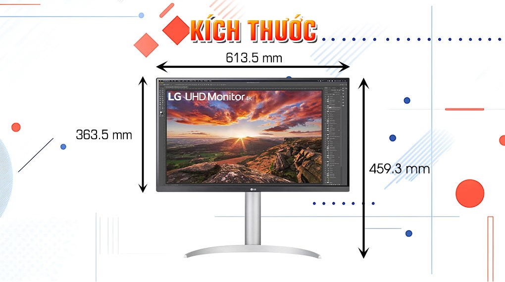 Màn hình LG 27UP850N-W.ATV 27 inch 4K/IPS/60Hz/5ms