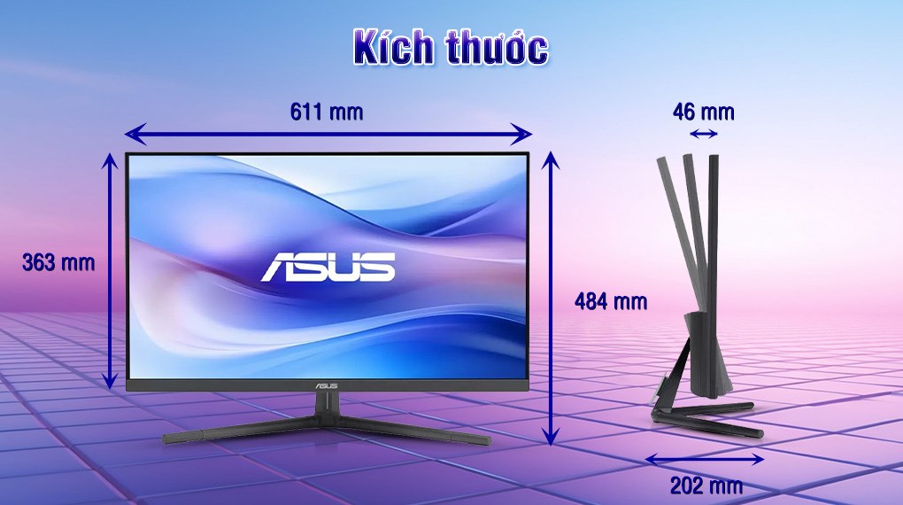 Màn hình Asus VU279CFE-B 27 inch FHD/IPS/100Hz/1ms