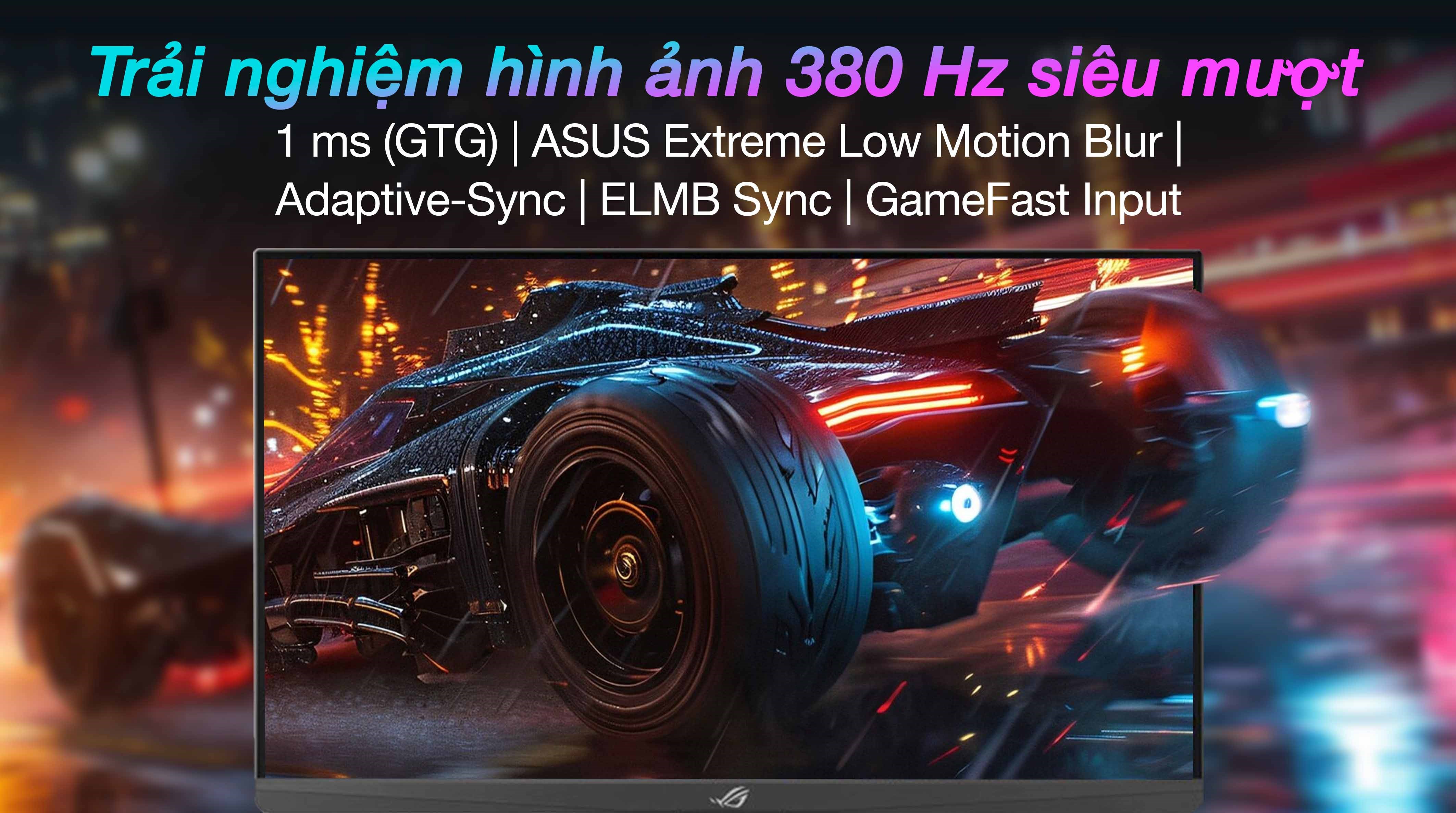 Màn hình Gaming Asus XG259QNS 24.5 inch FHD/IPS/380Hz/1ms