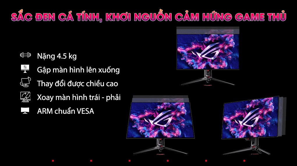 Màn hình Gaming Asus PG32UCDP 31.5 inch 4K/OLED/240Hz/0.03ms