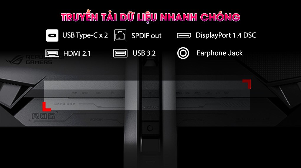 Màn hình Gaming Asus PG32UCDP 31.5 inch 4K/OLED/240Hz/0.03ms