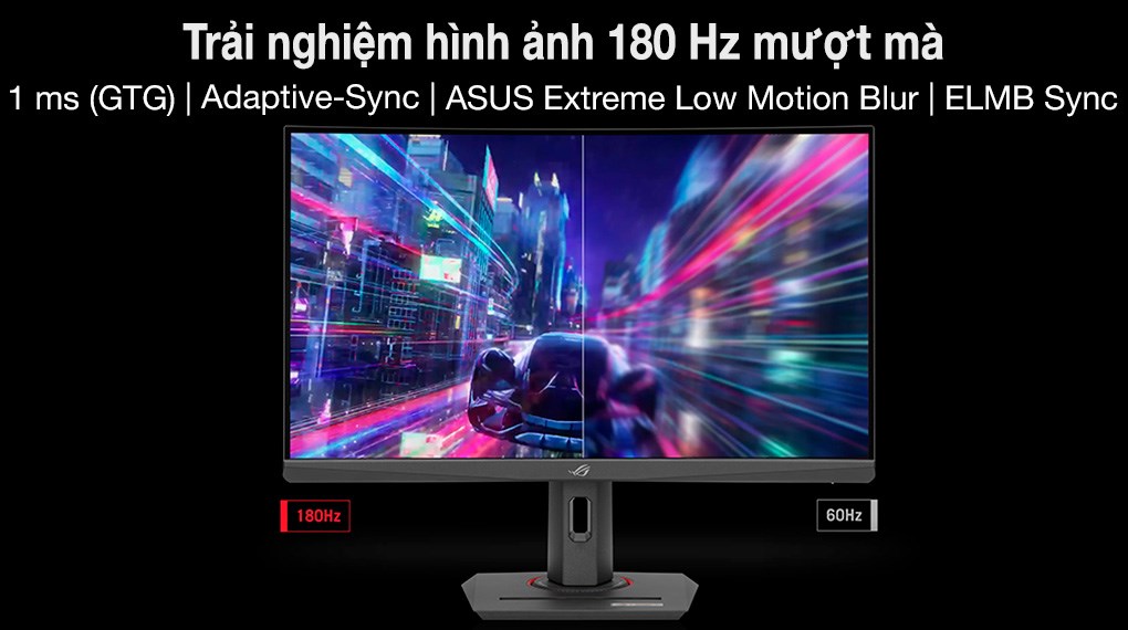 Màn hình Gaming Asus XG32WCS 31.5 inch 2K/Fast VA/180Hz/1ms