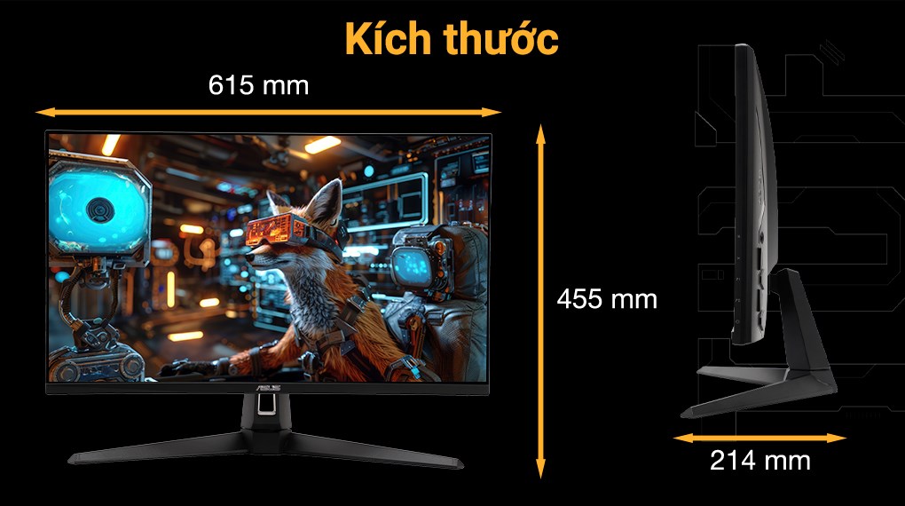 Màn hình Gaming Asus VG27AQ3A 27 inch 2K/IPS/180Hz/1ms