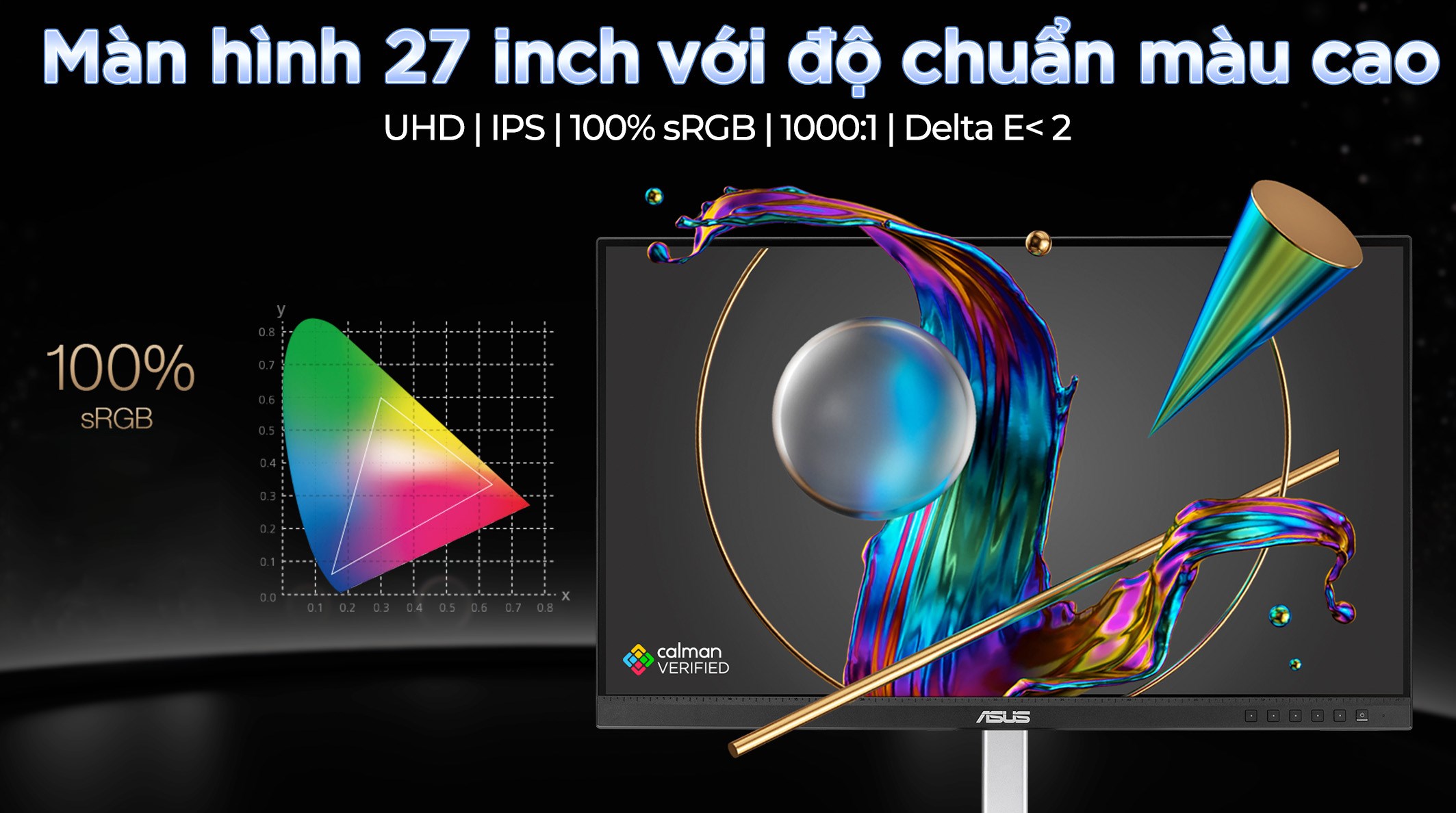 Màn hình Asus ProArt PA279CV-J 27 inch 4K/IPS/60Hz/5ms