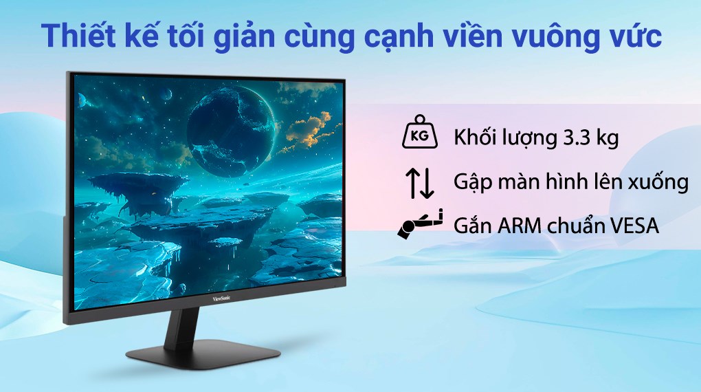 Màn hình Viewsonic VA2708-2K-MHD 27 inch 2K/IPS/100Hz/1ms