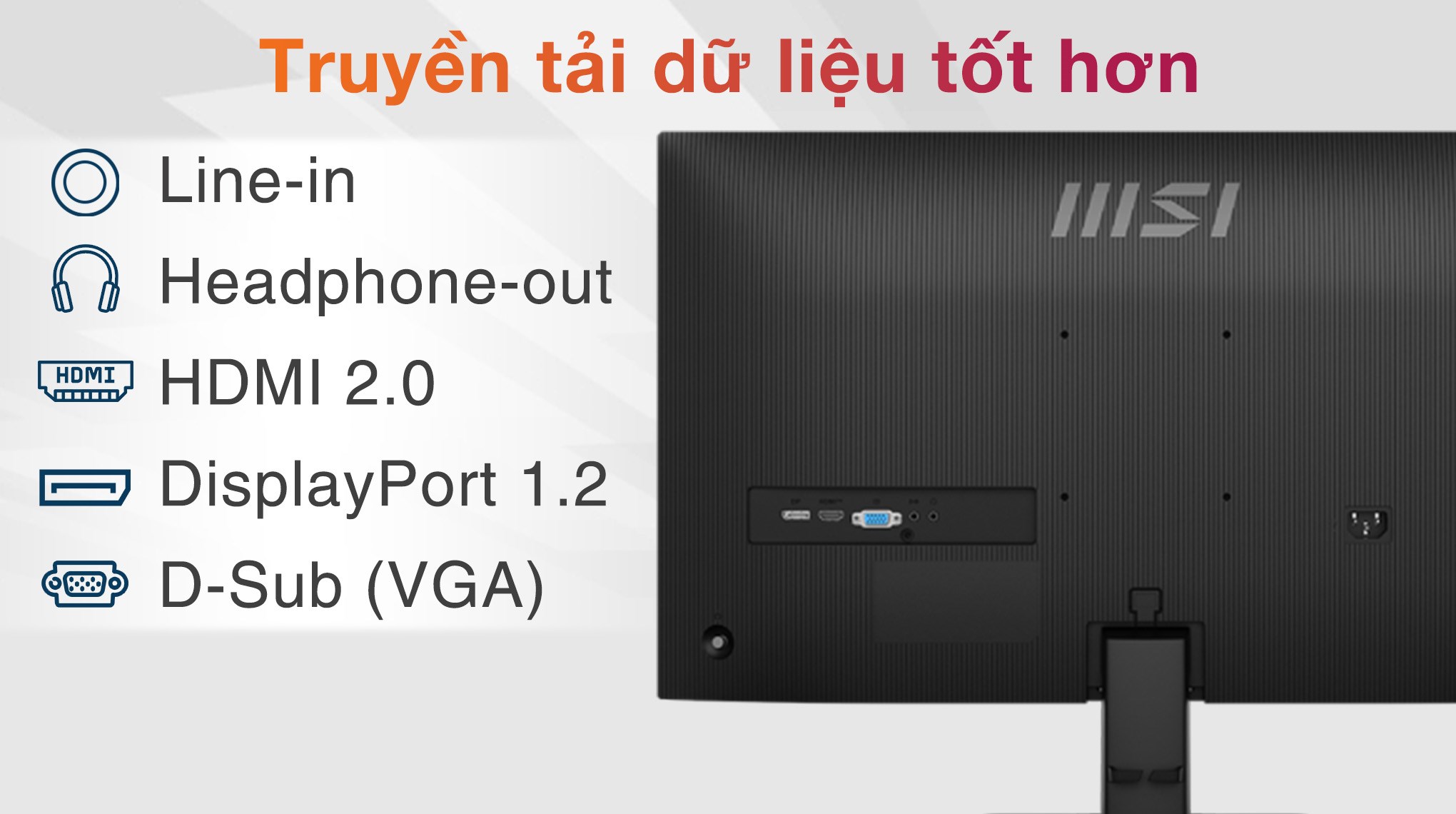 Màn hình MSI PRO MP275 E2 27 inch FHD/IPS/120Hz/1ms