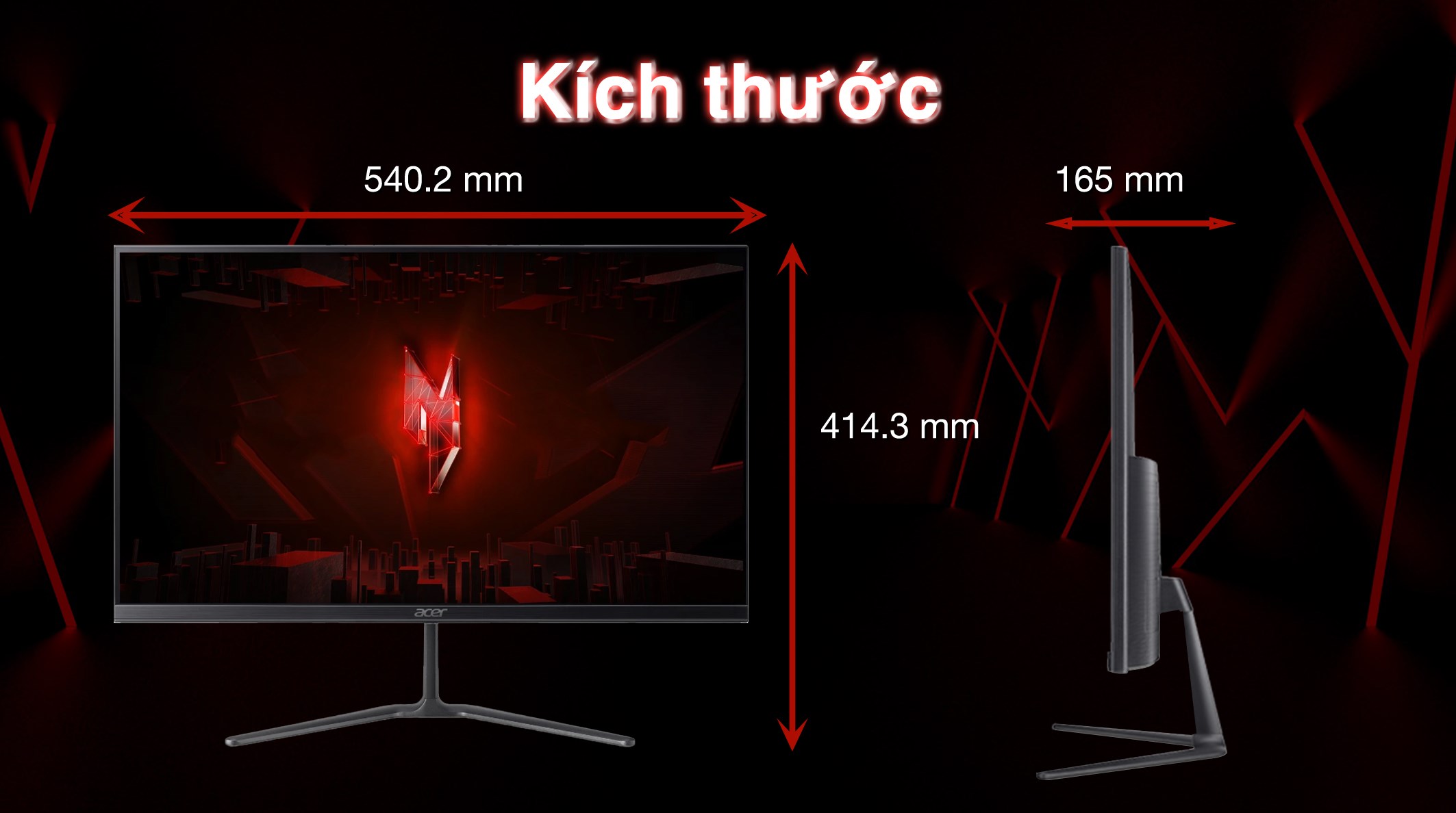 Màn hình Gaming Acer Nitro KG270 X1 27 inch FHD/IPS/200Hz/4ms