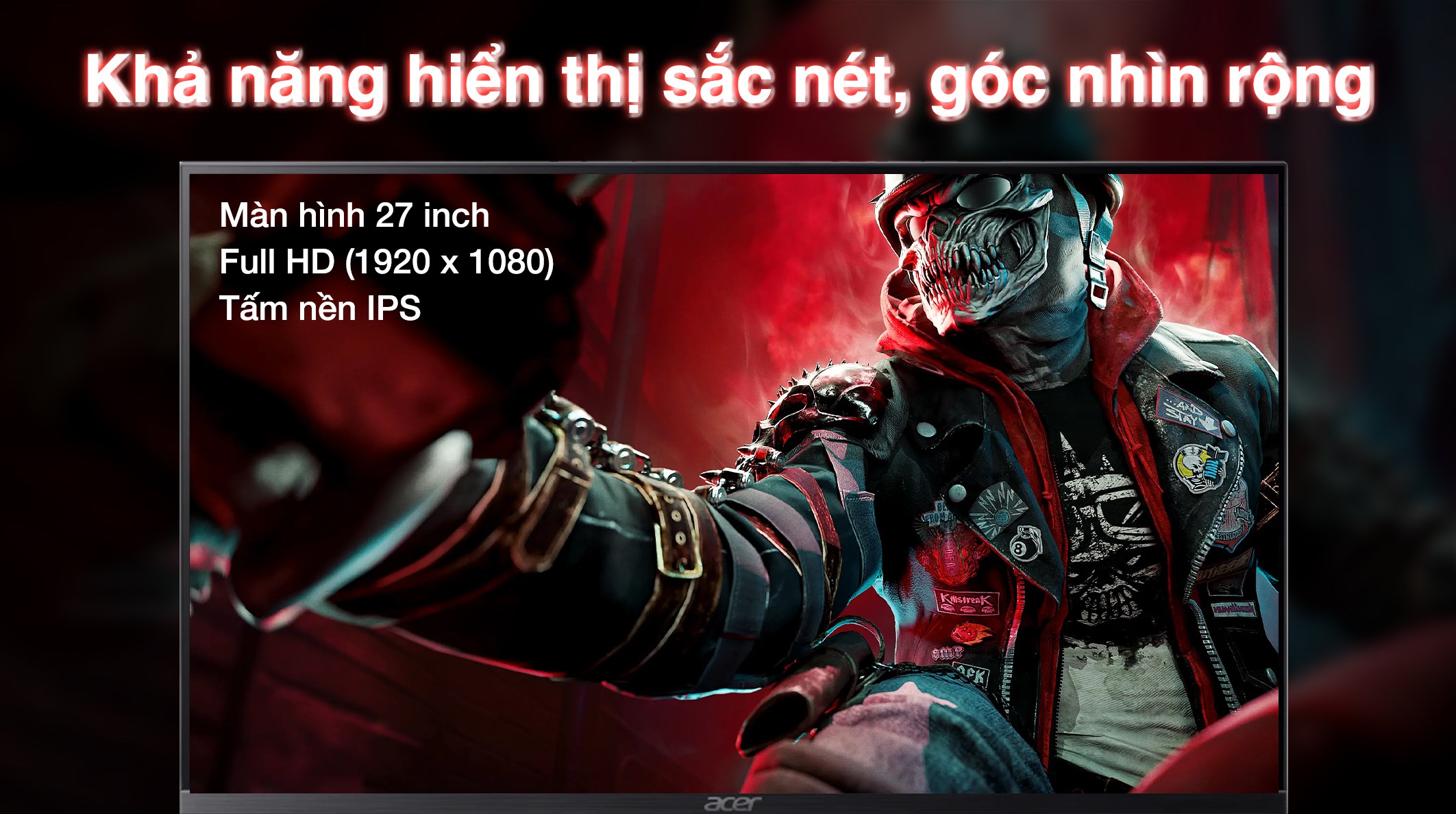 Màn hình Gaming Acer Nitro KG270 X1 27 inch FHD/IPS/200Hz/4ms