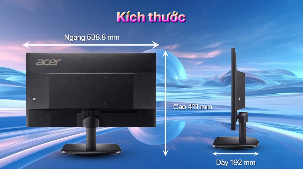 Màn hình Acer EK241Y G 23.8 inch FHD/IPS/120Hz/4ms