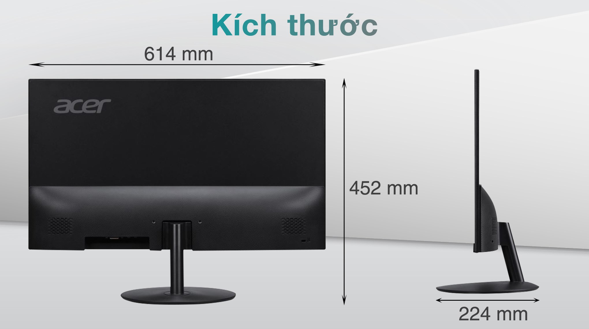 Màn hình Acer SA272U E 27 inch 2K/IPS/100Hz/4ms