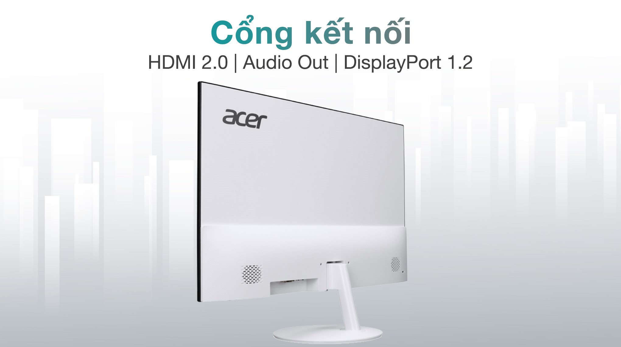 Màn hình Acer SA272U E 27 inch 2K/IPS/100Hz/4ms/Trắng