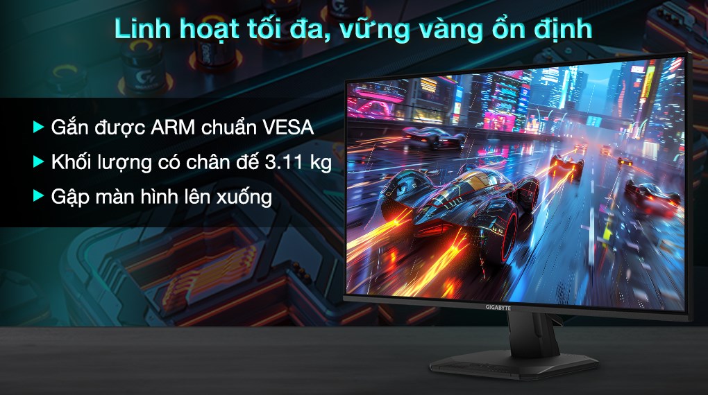 Màn hình Gaming GIGABYTE GS25F2 24.5 inch FHD/IPS/200Hz/1ms