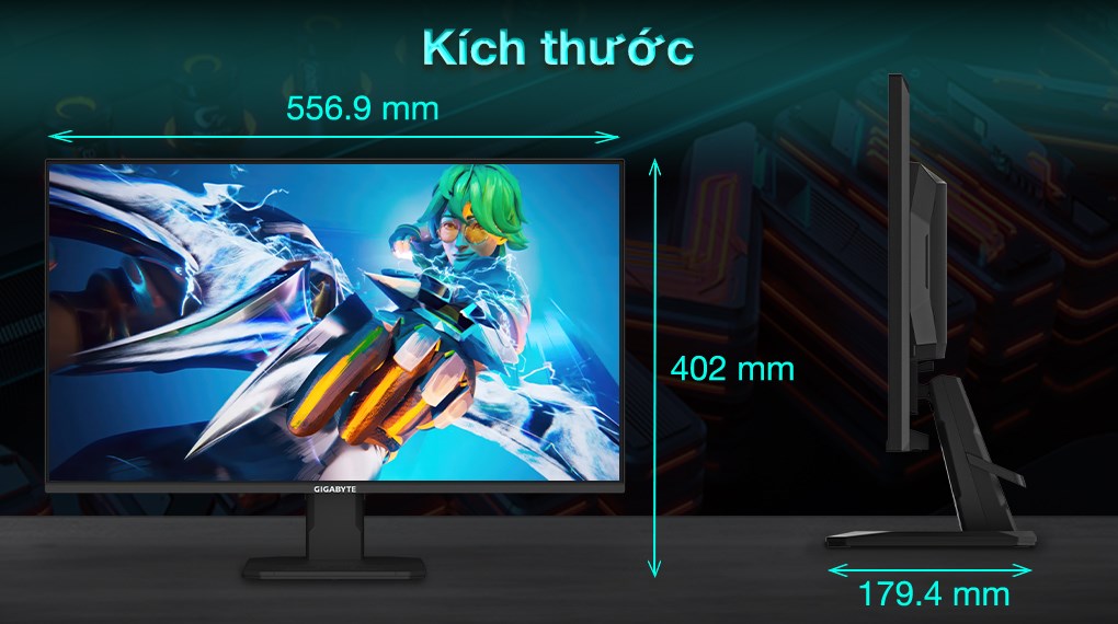 Màn hình Gaming GIGABYTE GS25F2 24.5 inch FHD/IPS/200Hz/1ms