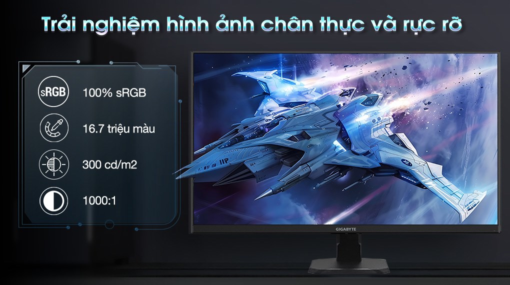 Màn hình Gaming GIGABYTE GS27QA 27 inch 2K/IPS/180Hz/1ms