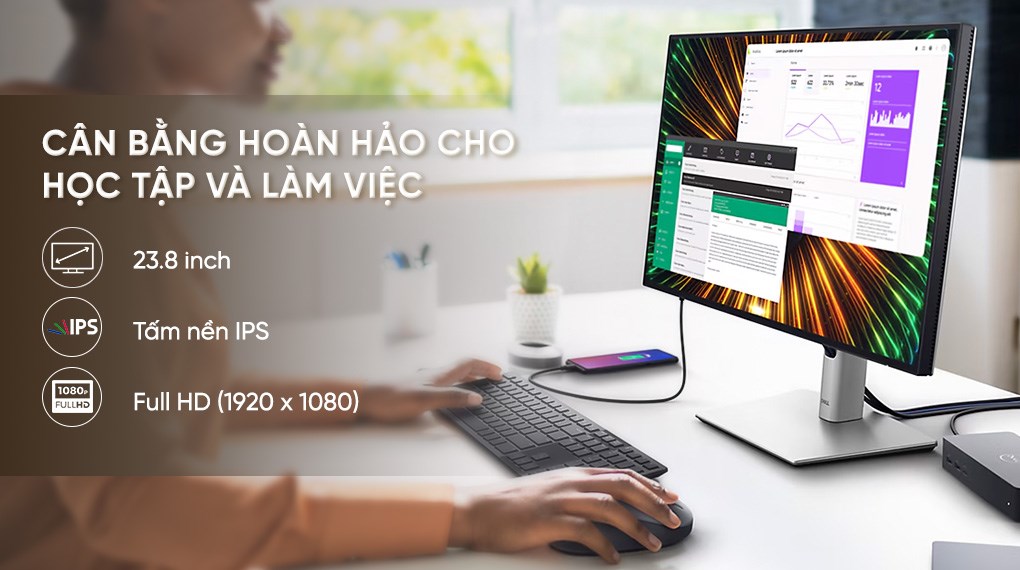 Màn hình Dell UltraSharp U2424H 23.8 inch FHD/IPS/120Hz/5ms