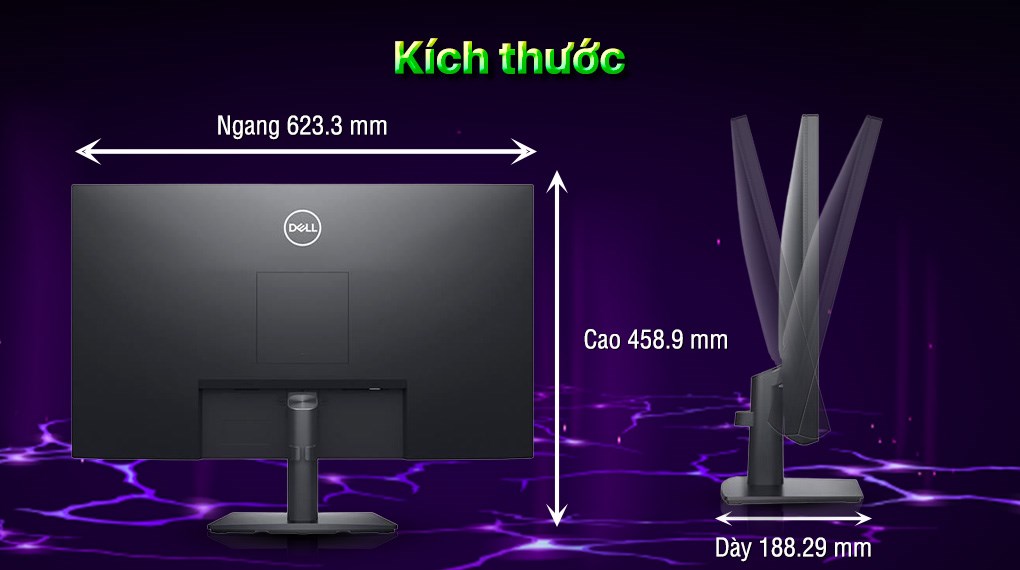 Màn hình Dell E2725H 27 inch FHD/VA/60Hz/5ms