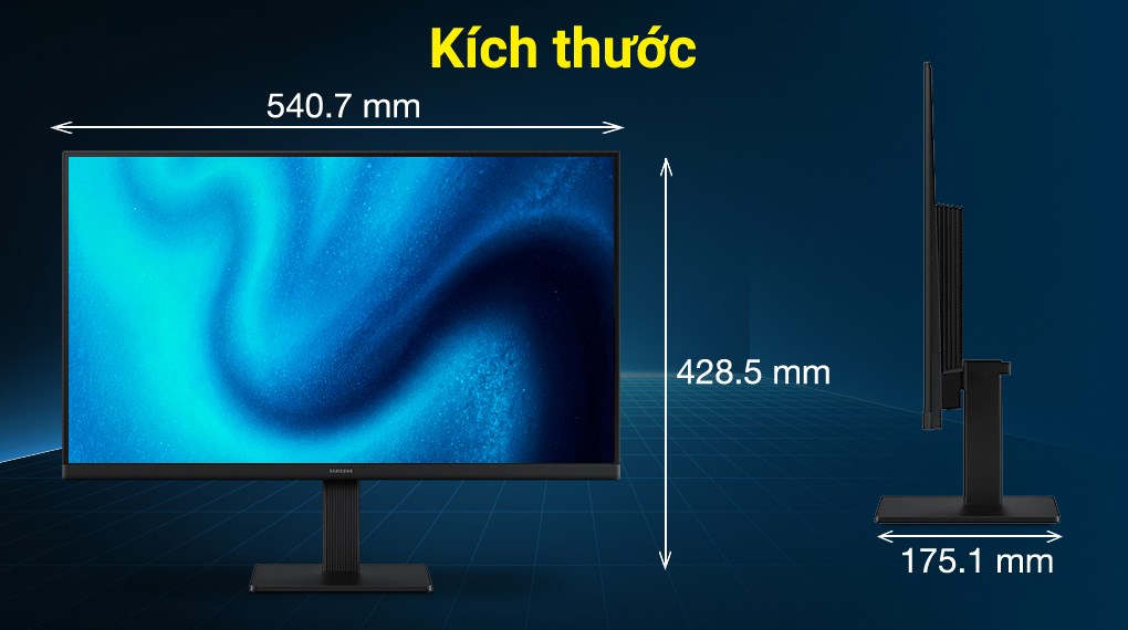 Màn hình Samsung S3 S30GD LS24D300GAEXXV 23.8 inch FHD/IPS/100Hz/1ms