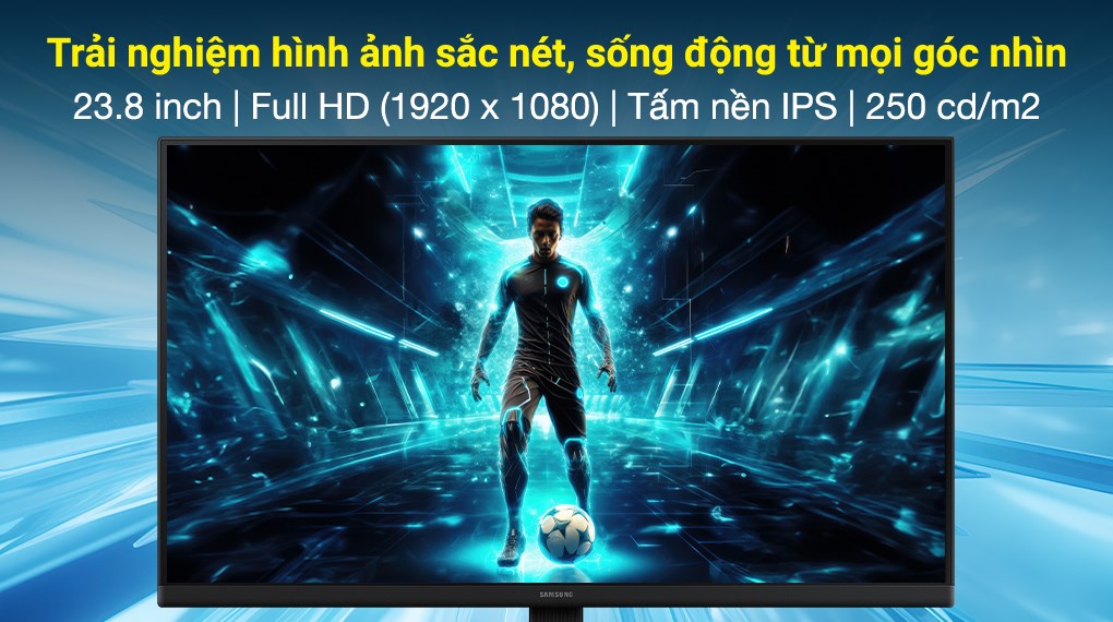 Màn hình Samsung S3 S30GD LS24D300GAEXXV 23.8 inch FHD/IPS/100Hz/1ms