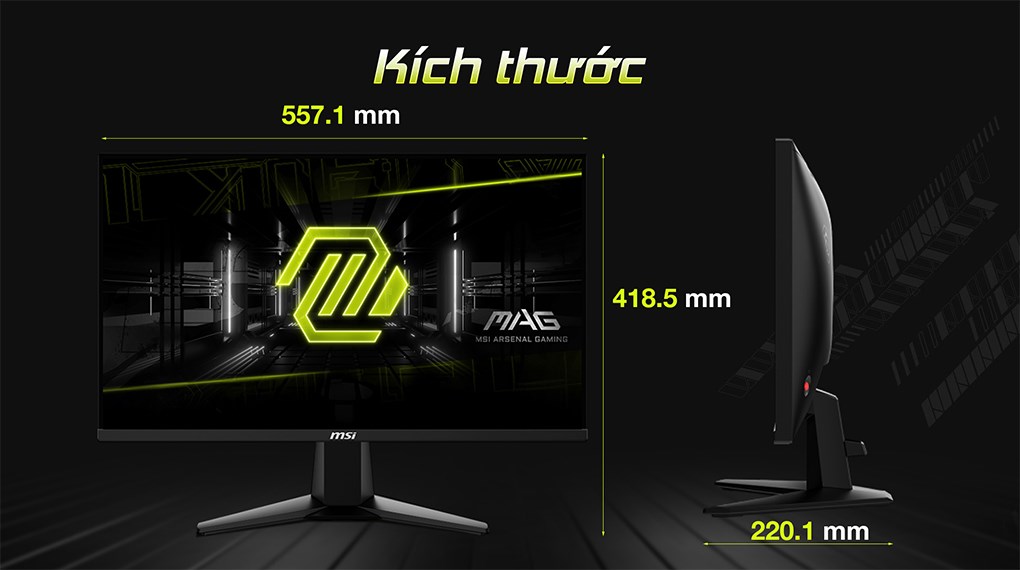 Màn hình Gaming MSI MAG 255F-E20 24.5 inch FHD/Rapid IPS/200Hz/0.5ms