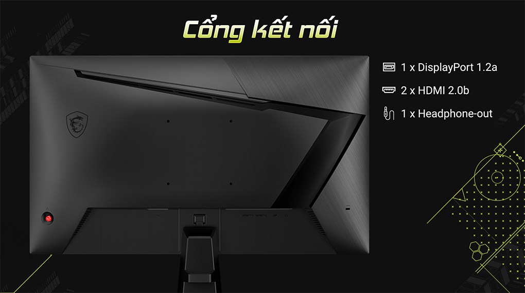 Màn hình Gaming MSI MAG 255F-E20 24.5 inch FHD/Rapid IPS/200Hz/0.5ms