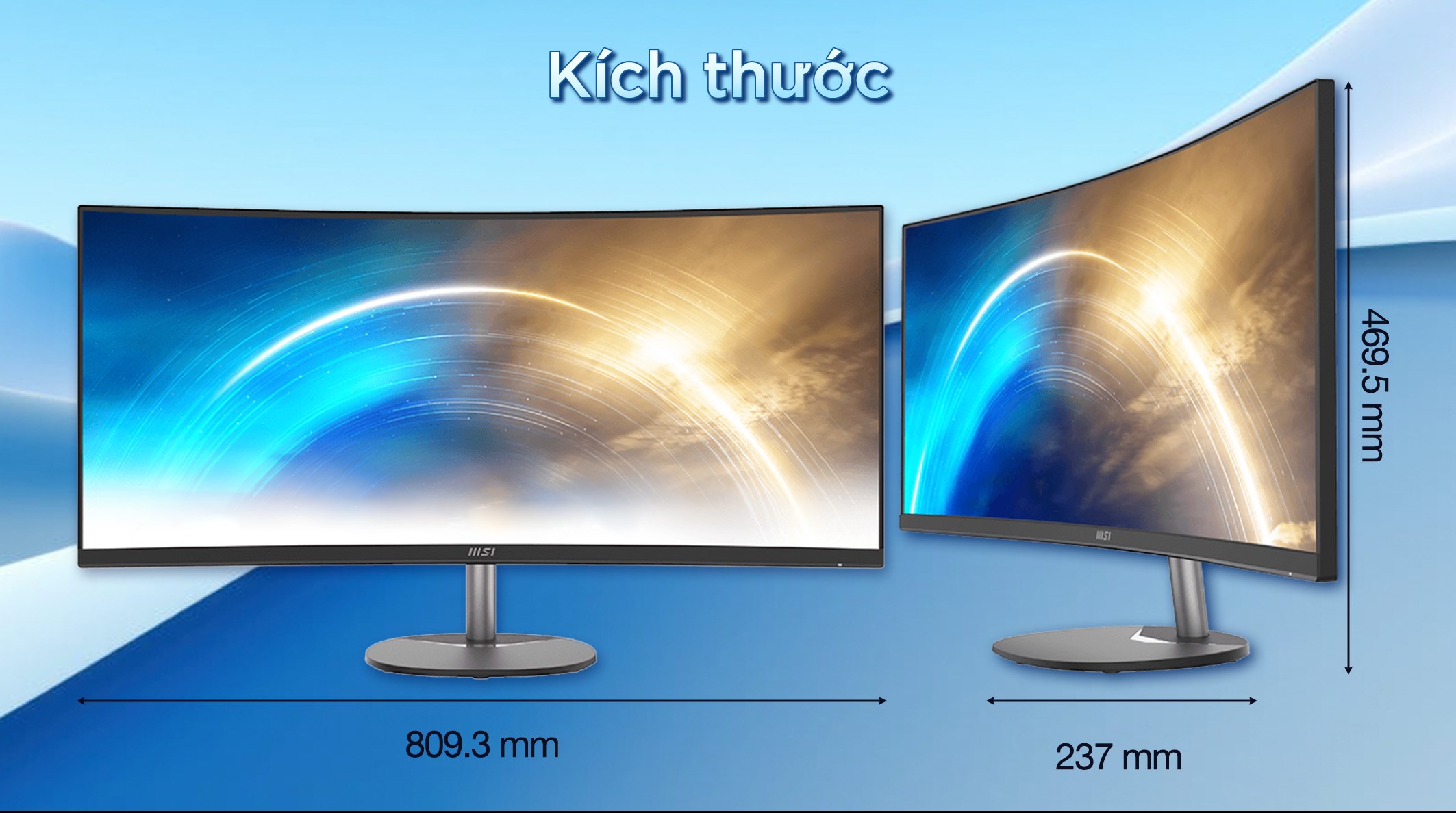 Màn hình MSI PRO MP341CQ 34 inch 3K/VA/100Hz/4ms