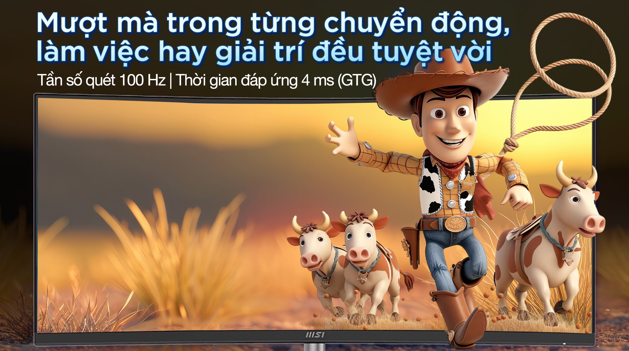 Màn hình MSI PRO MP341CQ 34 inch 3K/VA/100Hz/4ms