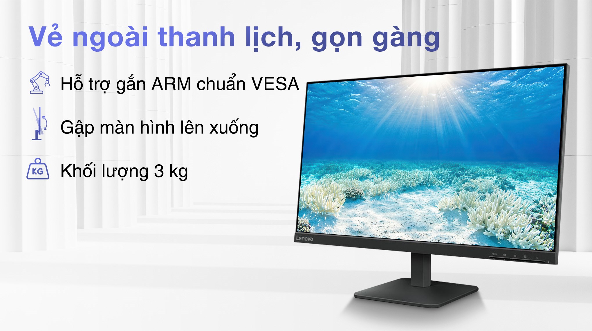 Màn hình Lenovo L24-4e 23.8 inch FHD/IPS/100Hz/4ms