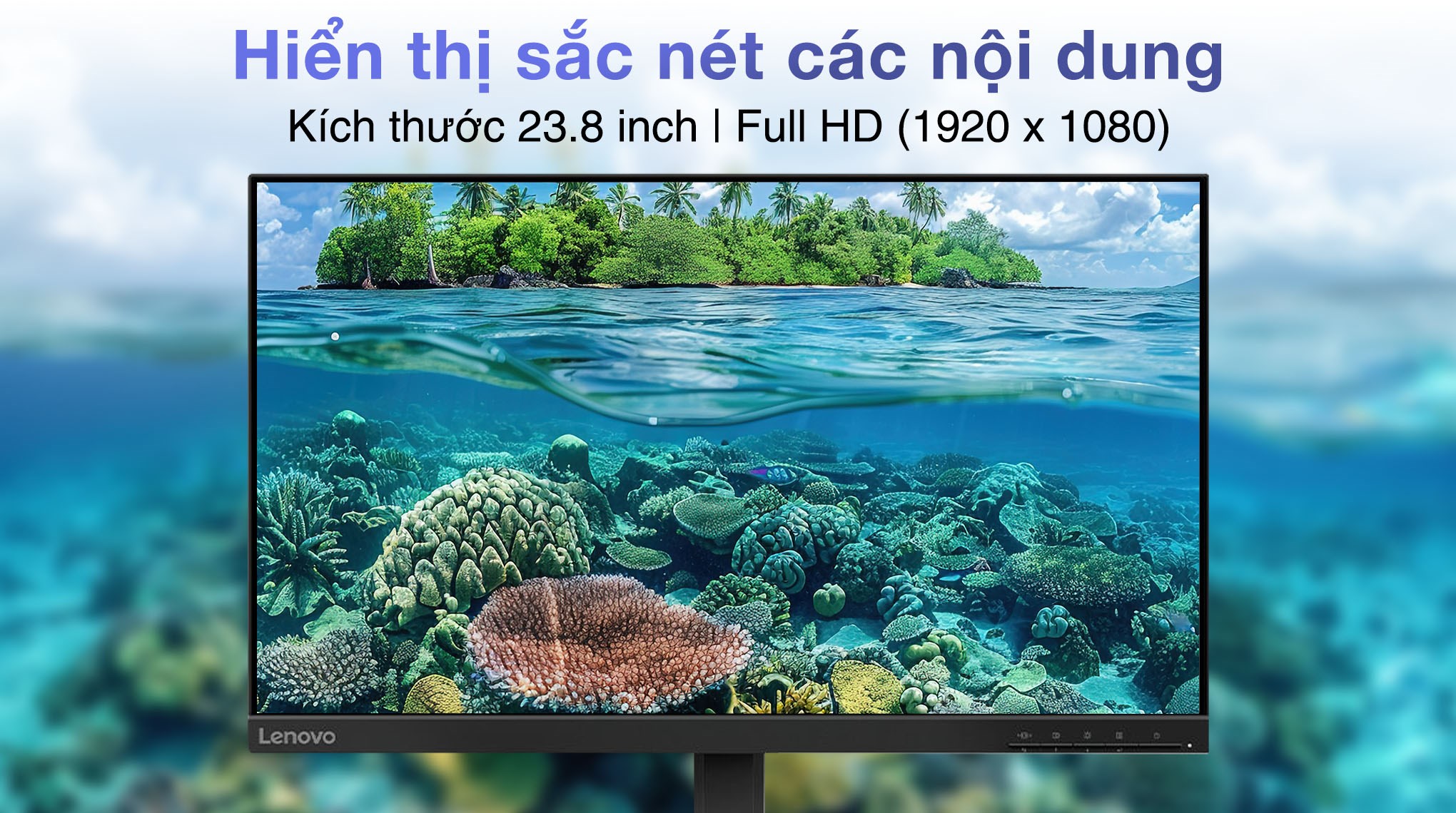 Màn hình Lenovo L24-4e 23.8 inch FHD/IPS/100Hz/4ms