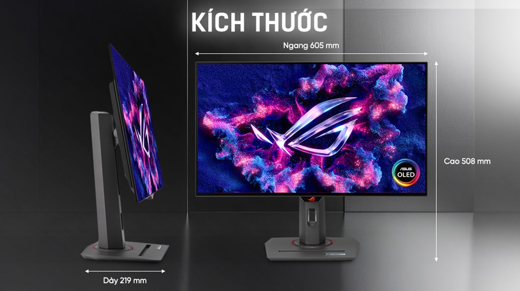 Màn hình Gaming Asus ROG Strix XG27AQDMG 26.5 inch 2K/WOLED/240Hz/0.03ms