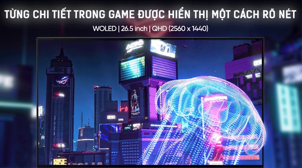 Màn hình Gaming Asus ROG Strix XG27AQDMG 26.5 inch 2K/WOLED/240Hz/0.03ms