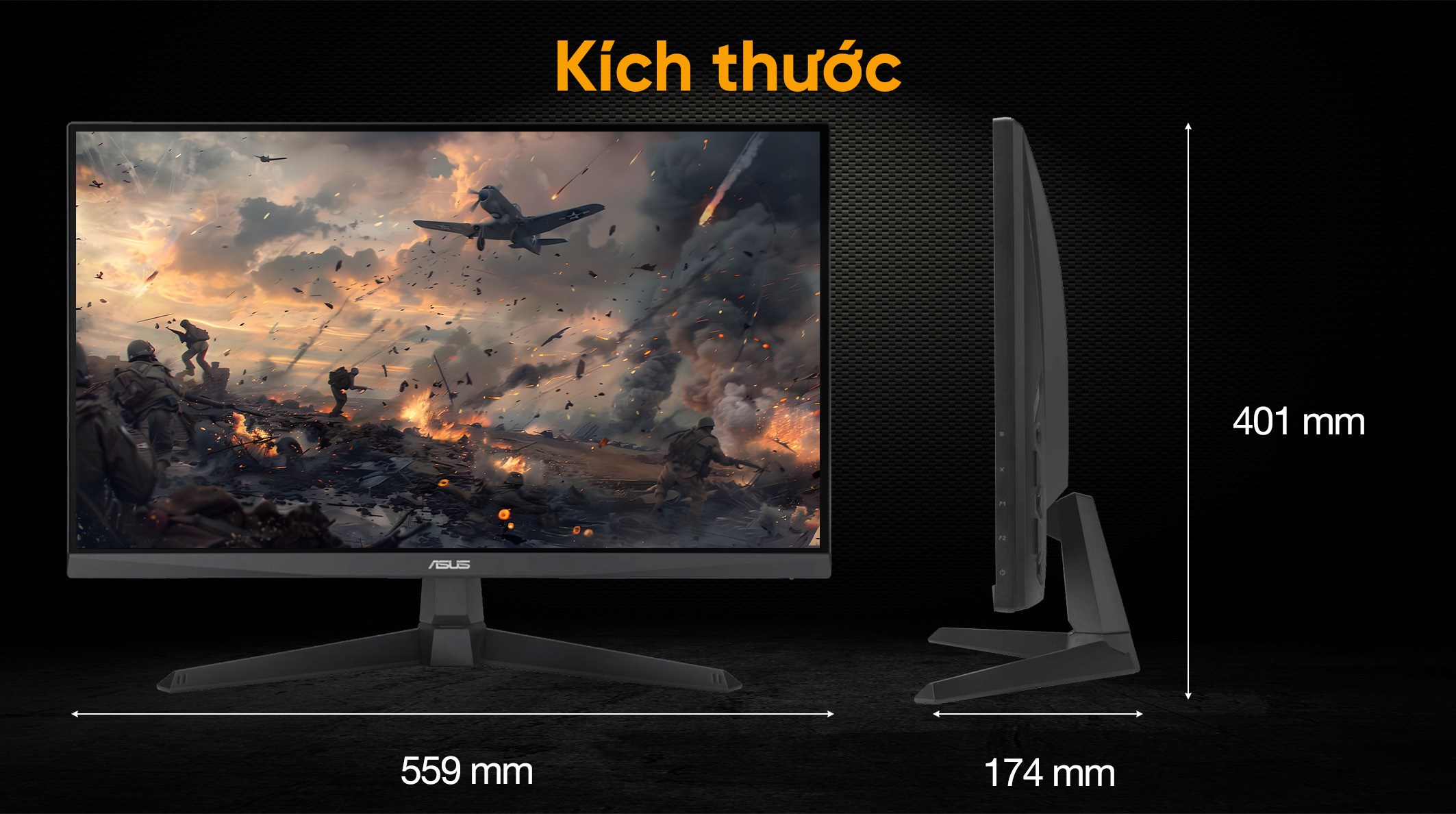 Màn hình Gaming Asus TUF VG259Q5A 24.5 inch FHD/IPS/200Hz/1ms