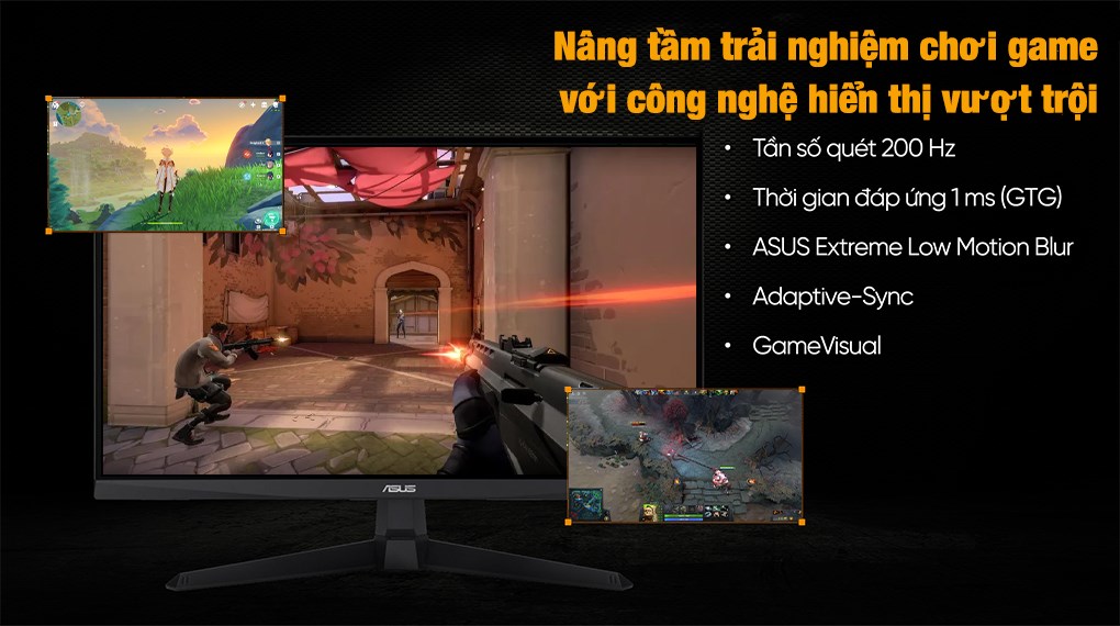 Màn hình Gaming Asus TUF VG259Q5A 24.5 inch FHD/IPS/200Hz/1ms