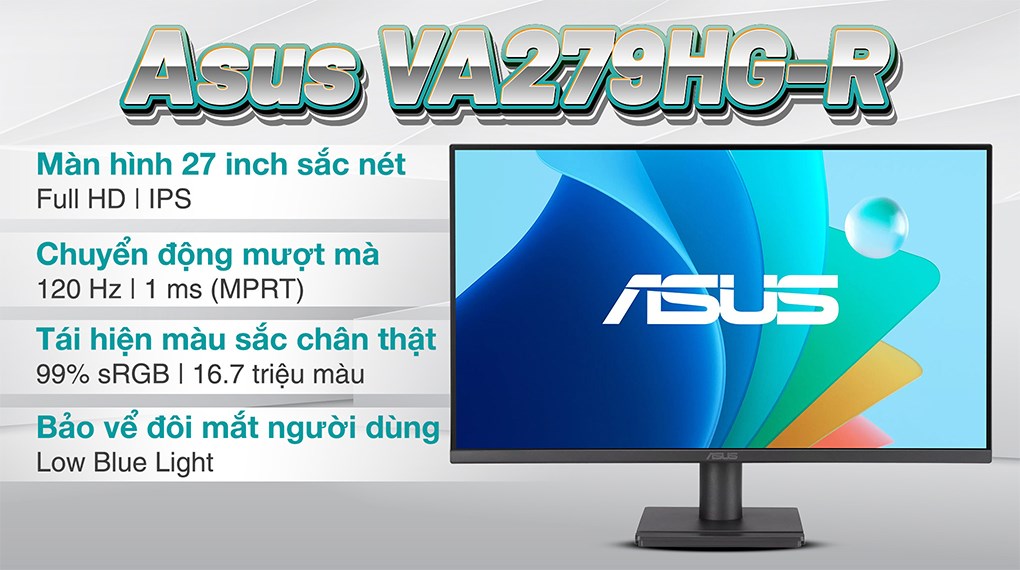 Màn hình Asus VA279HG-R 27 inch FHD/IPS/120Hz/1ms