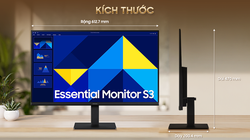 Màn hình Samsung S3 S30GD LS27D300GAEXXV 27 inch FHD/IPS/100Hz/5ms