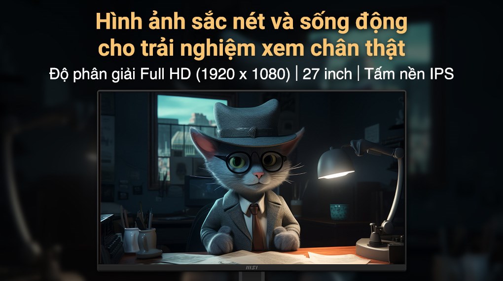 Màn hình MSI PRO MP272LKL 27 inch FHD/IPS/100Hz/1ms