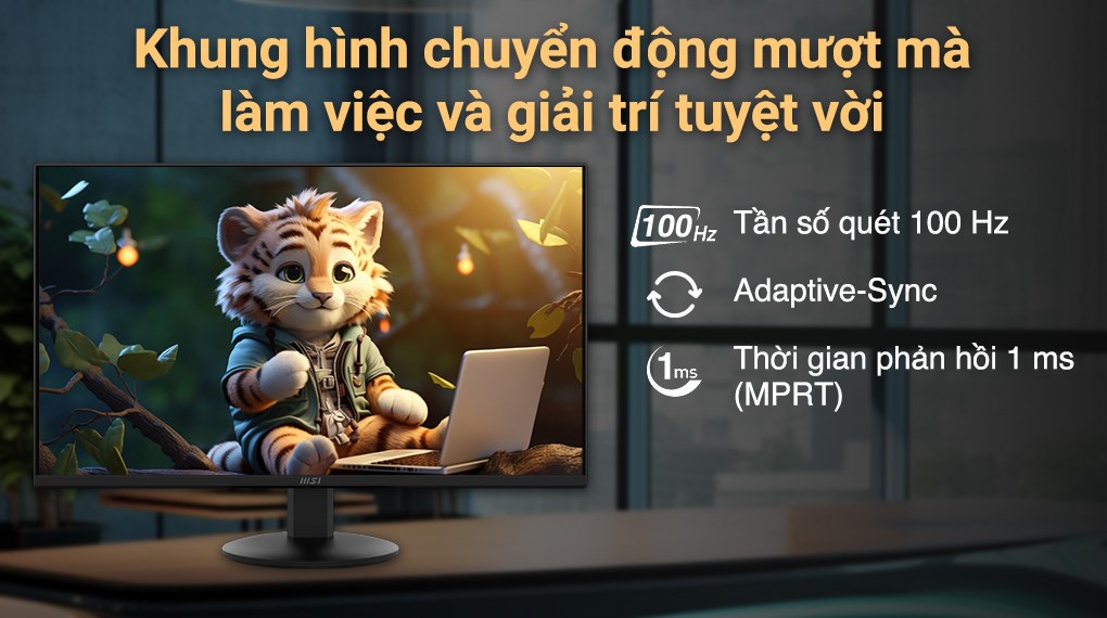 Màn hình MSI PRO MP272LKL 27 inch FHD/IPS/100Hz/1ms