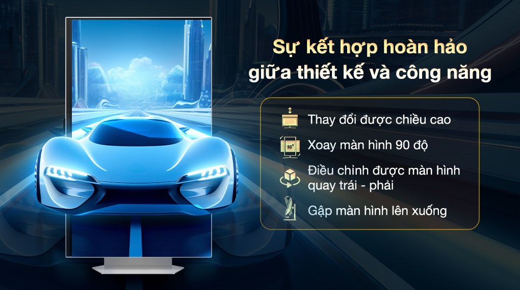 Màn hình Gaming Samsung Odyssey 3D LS27FG900XEXXV 27 inch 4K/IPS/165Hz/1ms