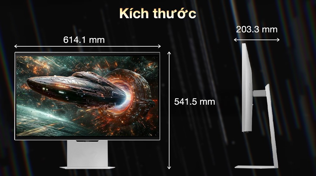 Màn hình Gaming Samsung Odyssey 3D LS27FG900XEXXV 27 inch 4K/IPS/165Hz/1ms