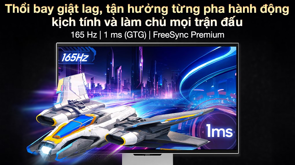 Màn hình Gaming Samsung Odyssey 3D LS27FG900XEXXV 27 inch 4K/IPS/165Hz/1ms